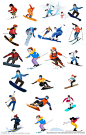 滑雪的人 滑雪运动员 滑雪 滑雪运动 滑雪素材 冬季滑雪 激情滑雪 滑雪活动 滑雪海报 滑雪展板 滑雪背景 设计 广告设计 广告设计 300DPI PSD
