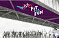 Fit for Fun : Branding for the non-commercial sport organization, which is engaged in promoting public events with a purpose of population healthy lifestyle, leading free outdoor workout.