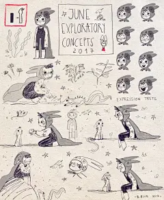 Visual development - Welcome to Beatrice Blue's Portfolio