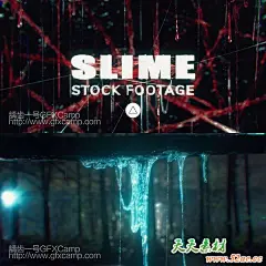 78组科幻恐怖血腥怪物蜘蛛侠黏液特效合成4K视频素材 slime stock footage