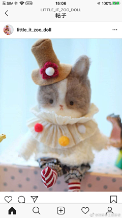 带领结的兔绅士采集到玩具