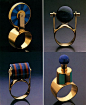 Michele de Lucchi - rings for fiddlers? Oh my I need one of these!!!!@北坤人素材