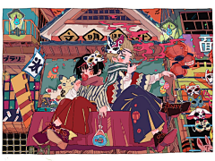 茶李仔采集到插画-Q版