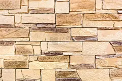 风化石材背景和木质建筑材料