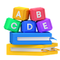 English Book 3D Icon