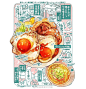 插画师Maomomiji的手绘美食图鉴[馋嘴] （i... 来自日本设计小站 - 微博