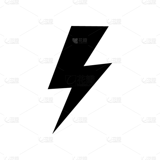 lightning icon design element logo element