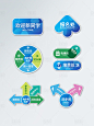 蓝色简约清新校园开学季指示牌-源文件