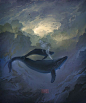 #晚安的图# 晚安，关于天空的幻想 · Artem Chebokha | rhads.deviantart