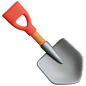 Shovel 3D Illustration