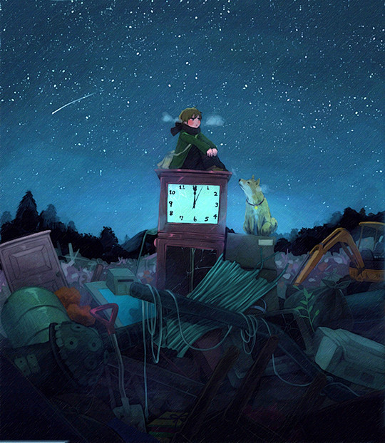 数了数星星，一个都没少，晚安。
