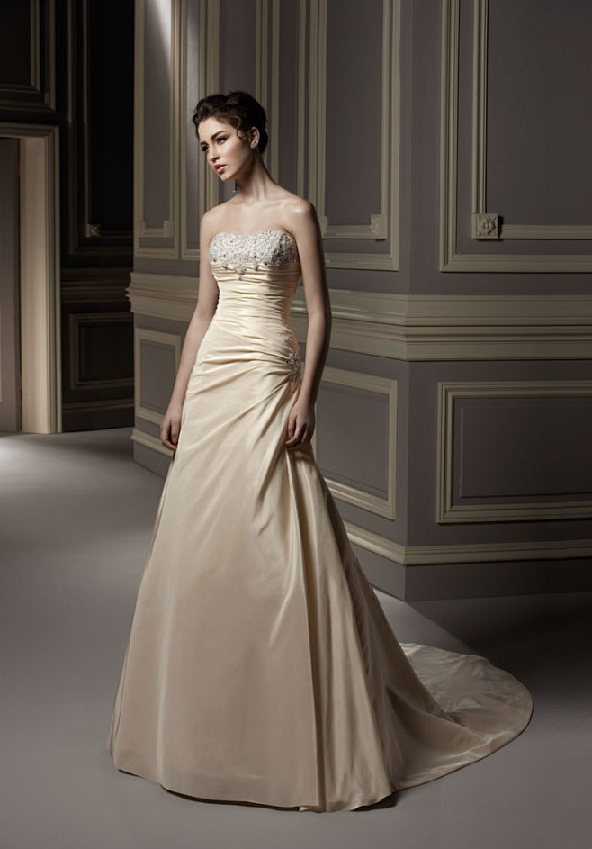 高贵礼服模特美女