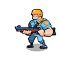 A bunch of animations for the Grunt unit in Miniguns: Assault! I&#;8217m gonna be posting a bunch of unit animations that I did for the game (that was only shipped in Canada) so stay tuned!
Animation by me!
Art by Ryan Hall