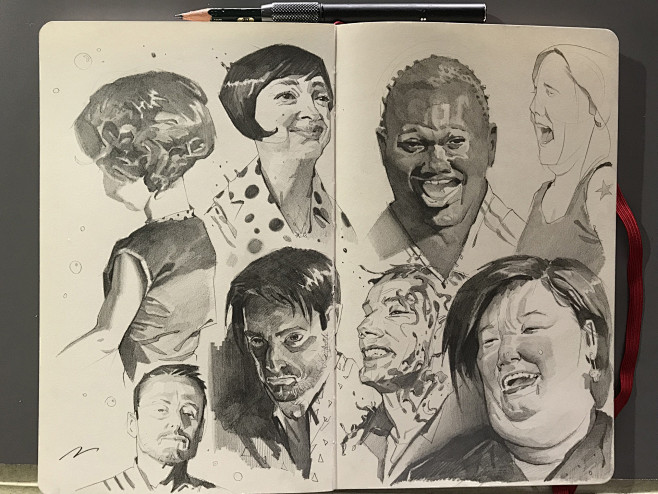 Moleskine faces