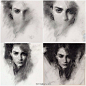 #绘画教程#Casey Baugh 肖像绘画步骤 ​​​​