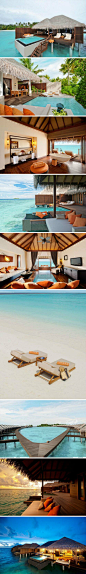马尔代夫天堂岛，去年10月底才开始营业的阿雅达Ayada度假村。