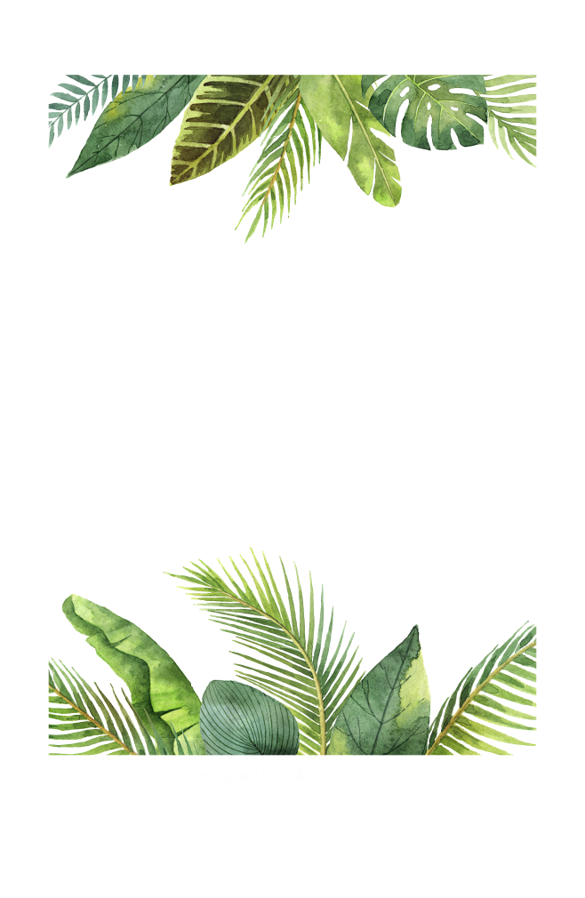 水彩 花圈 热带雨林 动物 植物 鸟类 ...
