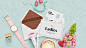 Beauty: Stationery, Cosmetics, Wedding, mockups : Awesome Mockup Scene Generator 信封 手表 项链 蓝色