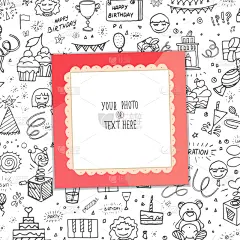 边框,模板,矢量,可爱的,华丽的,贺卡,空的,漫画书,铅笔