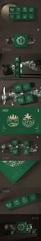 千里江山月中秋礼盒包装设计，以8个地方代表性元素为图形，寓意共度中秋佳节！
via：禾作品牌