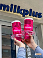 #milkplus#玫红系列奶茶包装#