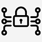 安全结构保护图标_88ICON https://88icon.com 安全 结构 保护 锁定 加密 关闭 绑定 收紧 轮廓混合