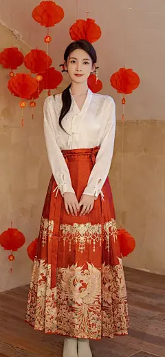 陈瑶红色喜庆穿搭壁纸，精选美图@阙小姐v的动态