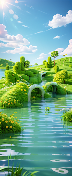 褪色的微笑采集到C4D场景、海报背景