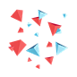 立体三角形png