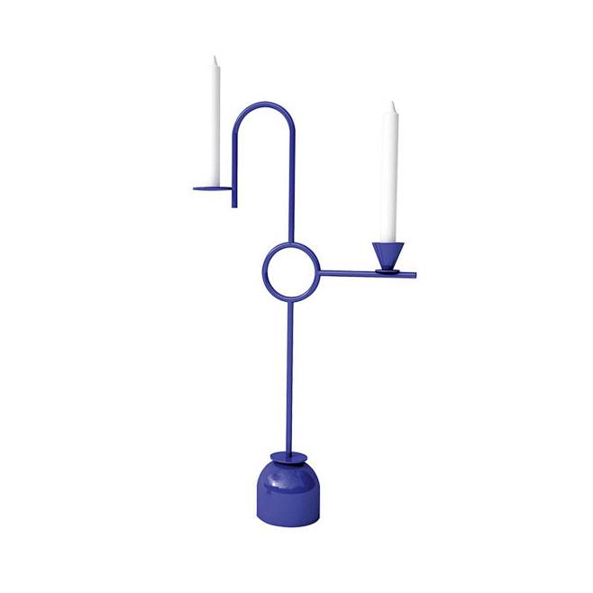 Blue Candleholders 烛...