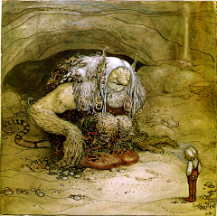乙的私人收藏采集到【艺术家】John Bauer-北欧神话艺术