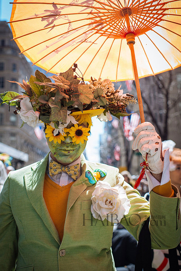 2014纽约复活节游行街拍帽饰