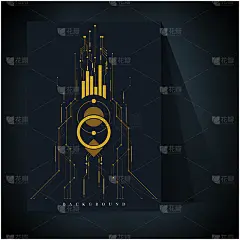 探索宇宙豪华空间的背景模板