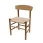 特价出口北欧优质高档实木现代设计家具个性简约原木色休闲餐椅-淘宝网