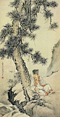 陈少梅-松下高士图 | Pine Painting @ China Online Museum | China Online Museum - Chinese Art Galleries | Flickr