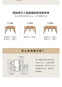 林氏家居橡木原木风实木餐桌椅小户型岩板饭桌子家用书桌林氏木业-tmall.com天猫