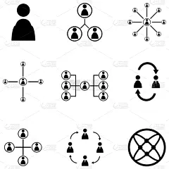 人,图标集,传媒,商务,概念,技术,中心,矢量,市场营销,沟通