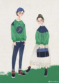 插画超话每天一起画超话
小美马人物插画《俏情侣》系列
全弹终于来了！
春秋系列情侣装搭起来
恋爱的酸腐味道要顶住哦！
找个心仪的他一起约个会吧…
#青春设计我有态度##插画# @明天教室 @微博美学 #情侣头像# ​​​  ​​​  ​​​ 2杭州·祥符 ​​​​