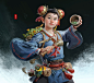 work , S T brush : 鬼谷门 道童    倔脾气的小孩儿  有两个版本 这个是第二版本