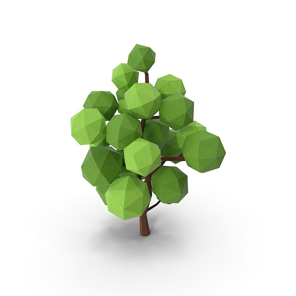 Low Poly Tree Object