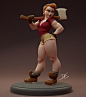 Jane, Dylan Ekren : A strong pinup style lady I made as the example project for a class I am running through Mold3D. 

Let me know what you think!

More info on the class here: http://www.mold3dacademy.com/creating-appealing-characters-with-dylan-ekren.ht