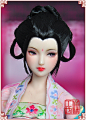 1/6娃娃古装发型061——桑柔；模特：OB，obitsu-淘宝网