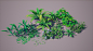 旋转的树 风格化吉卜力二次元 （Ghibli Tree Foliage) Style exploration