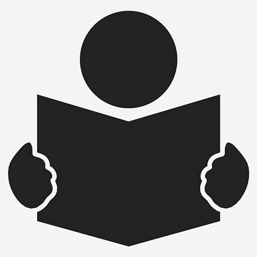 读书读报纸学生图标_88ICON https://88icon.com 读书 读报纸 学生 读报