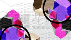 abstract background - 3d polygonal geometric