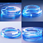 https://s.mj.run/Nr_XdHZjS4A circular base, isometric icon, blue frostedglass white acrylic material, whitebackgroundtransparent technology sense, in the style ofdatavisualization, studio lighting, C4Dblenderoctane rendering, high details 8k --v 5.2 --s 7