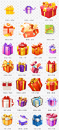 礼包礼盒礼物盒子元素素材 游戏美术UI参考图标icon资源PNG合集-淘宝网