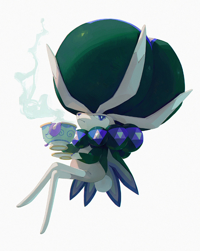 画师bluekomadori笔下的宝可梦...