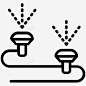 弹出式喷头自动灌溉喷头 图标 标识 标志 UI图标 设计图片 免费下载 页面网页 平面电商 创意素材