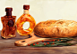 Still Life Study bread oil by charfade on deviantART